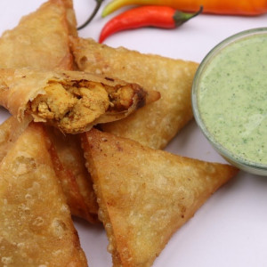 Tikka Boti Samosa | Spicy Chicken Tikka Samosa | FrozoFun